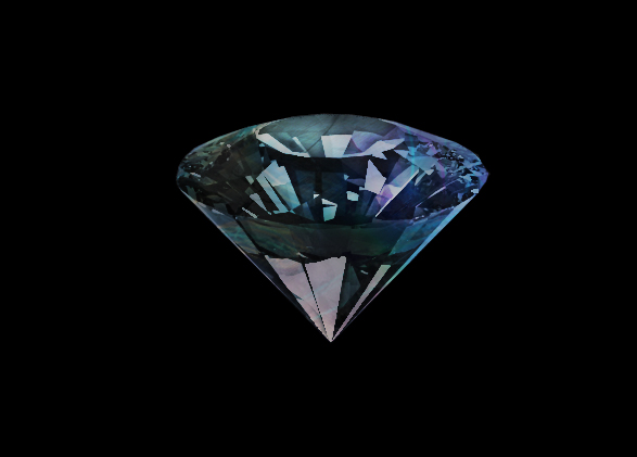 Diamond NFT authenticated digital artwork